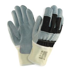 ELSAN HEAVY DUTY WORK GLOVES WITH FABRIC REINFORCEMENT